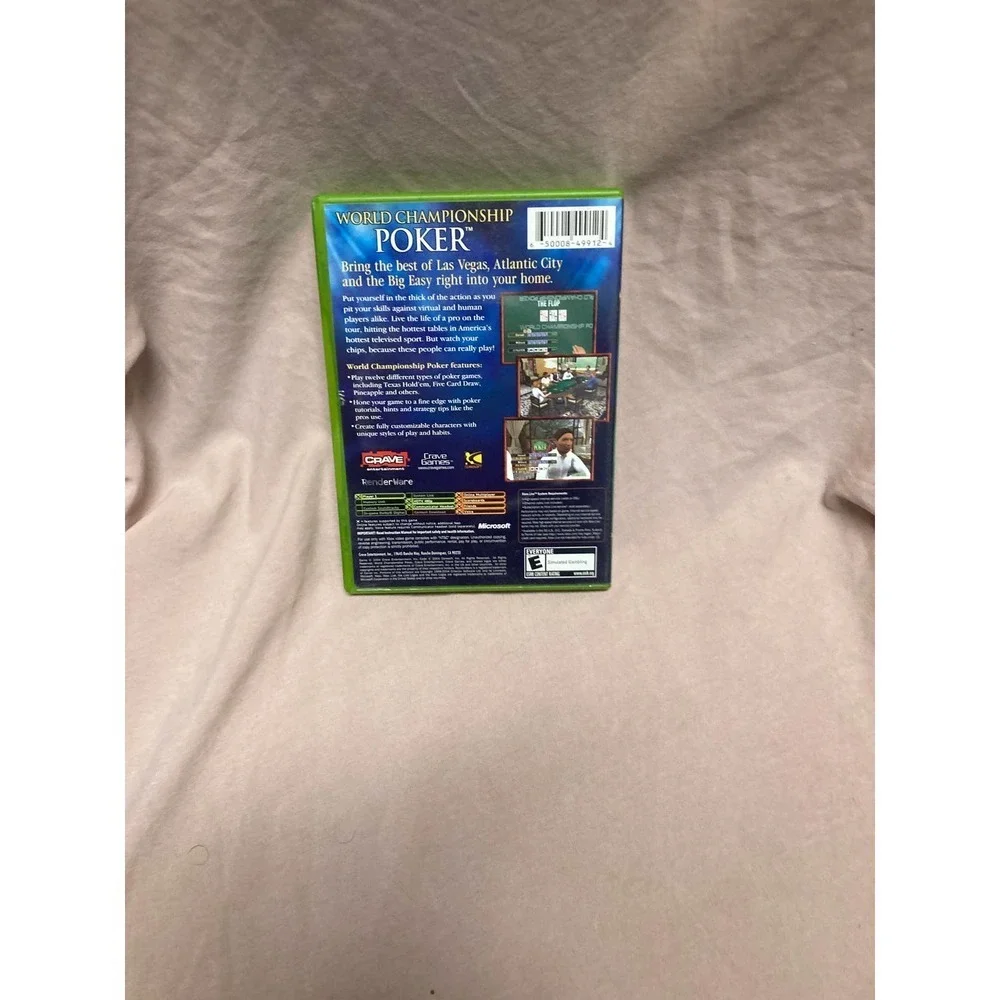 World Championship Poker (Microsoft Xbox, 2004) CIB